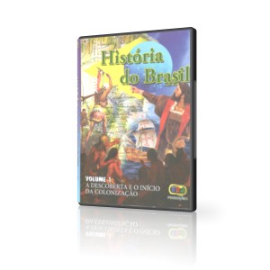 DVD HIST�RIA DO BRASIL 1 - A DESCOBERTA E O IN�CIO DA COLONIZA��O 
